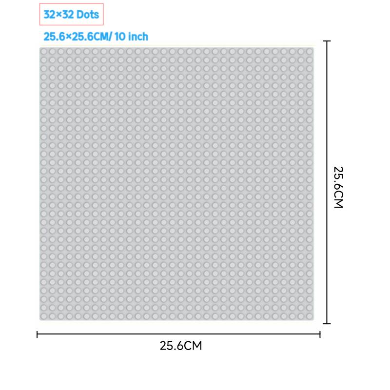 Lego Set City - Bagian Abu-abu untuk Figur Kota, Plat