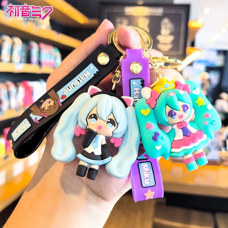 Model Kit Japanese - Gantungan Kunci Hatsune Miku Kartun Lucu