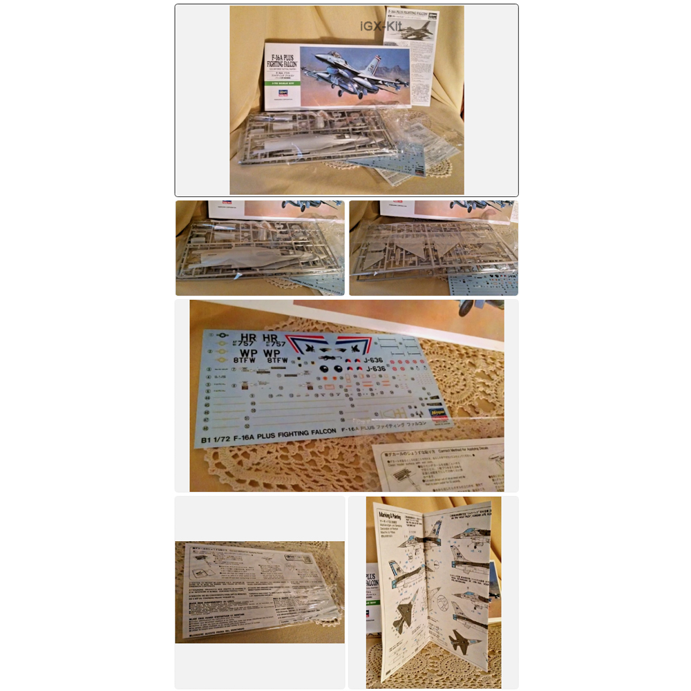 Model Kit F16 - Hasegawa 00231 1/72 Skala US F16