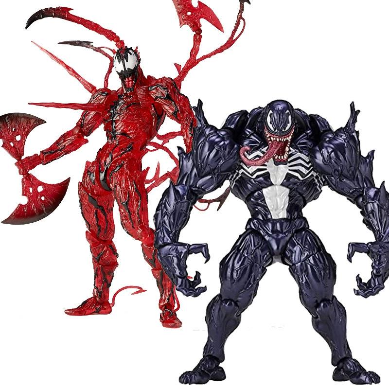 Model Kit Venom - Boneka Aksi Anime Venom Carnage 16CM,