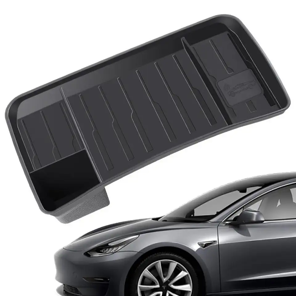 Model Kit Runner Organizer - Kotak penyimpan layar belakang Tesla, aksesori