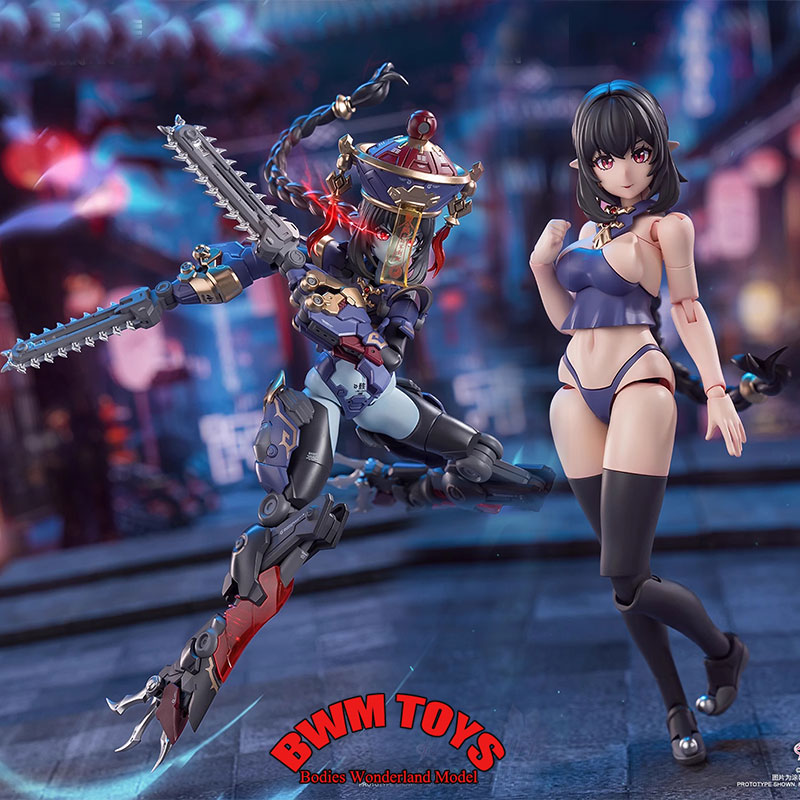 Model Kit Zombie Girl - Tersedia KIT MODEL Hemoksian 1/12 Skala