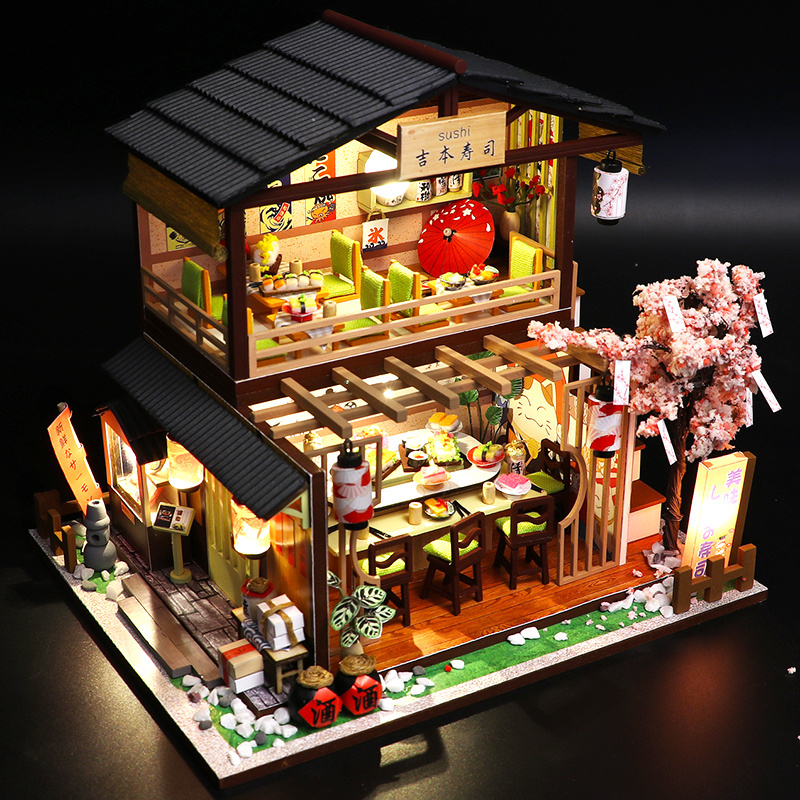 Kit Model miniatur kayu DIY to - Model Kit Japanese ulasan dan harga