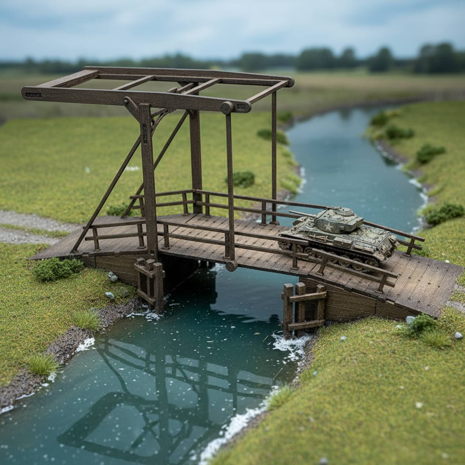 Model Jembatan Kayu Buatan Tan - Model Kit Wood ulasan dan harga