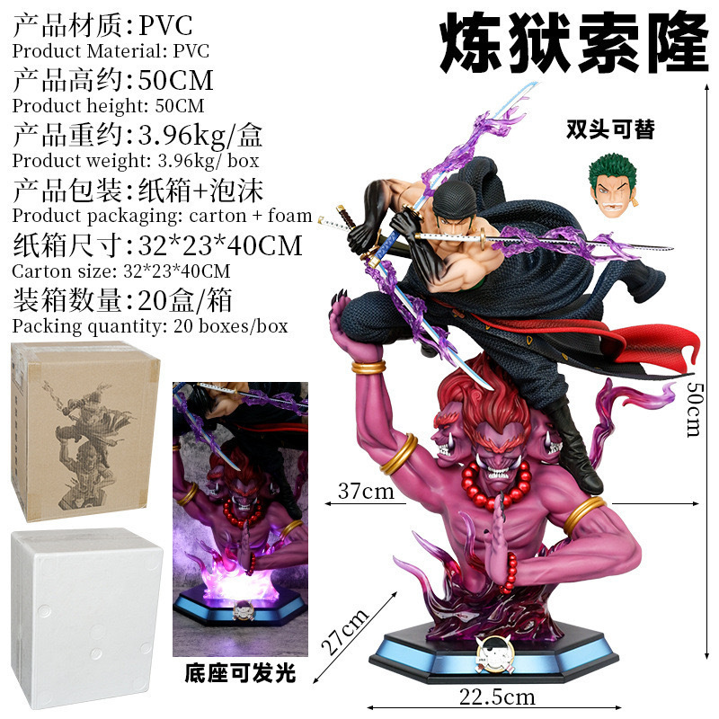 Patung One Piece Roronoa Zoro  - Model Figure Base ulasan dan harga