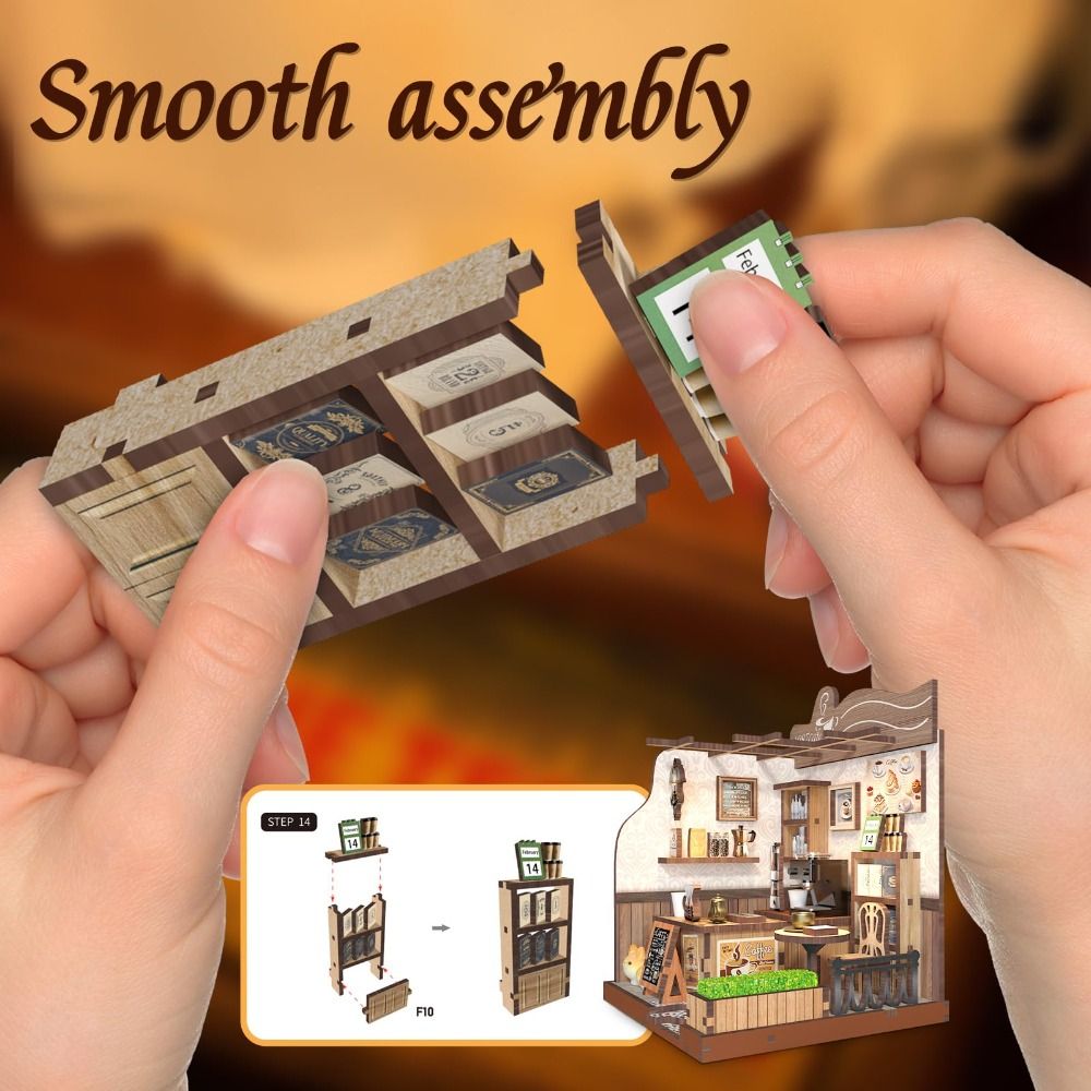 Kit Rumah Boneka Miniatur Gaya - Model Kit Wood ulasan dan harga