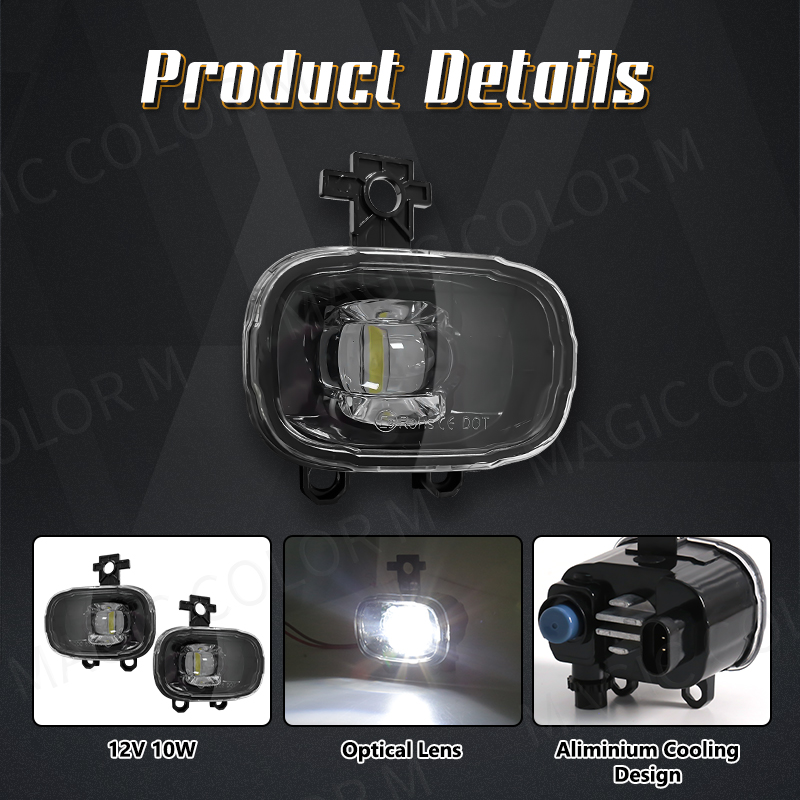 Lampu kabut LED, aksesoris mob - Model Kit F16 ulasan dan harga