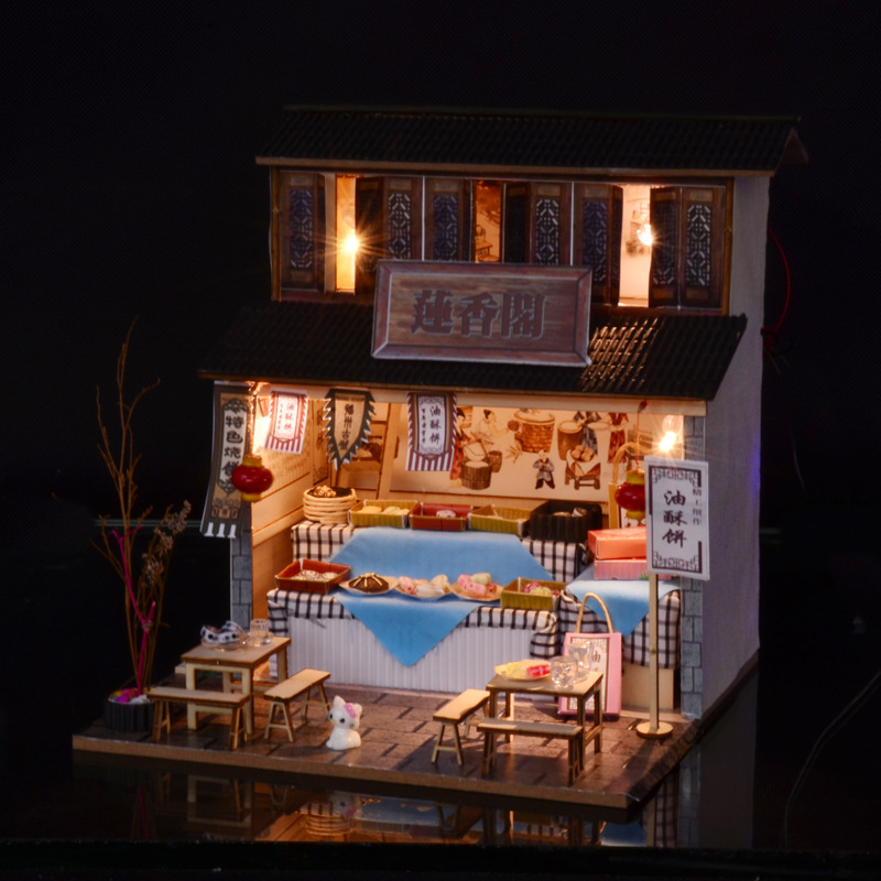 Rumah Miniatur DIY Bergaya Jep - Model Kit Japanese ulasan dan harga
