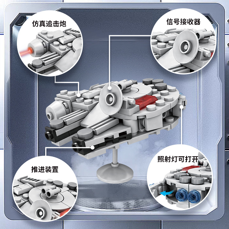 104 Buah Paket Bintang Mileniu - Model Kit Star Wars ulasan dan harga