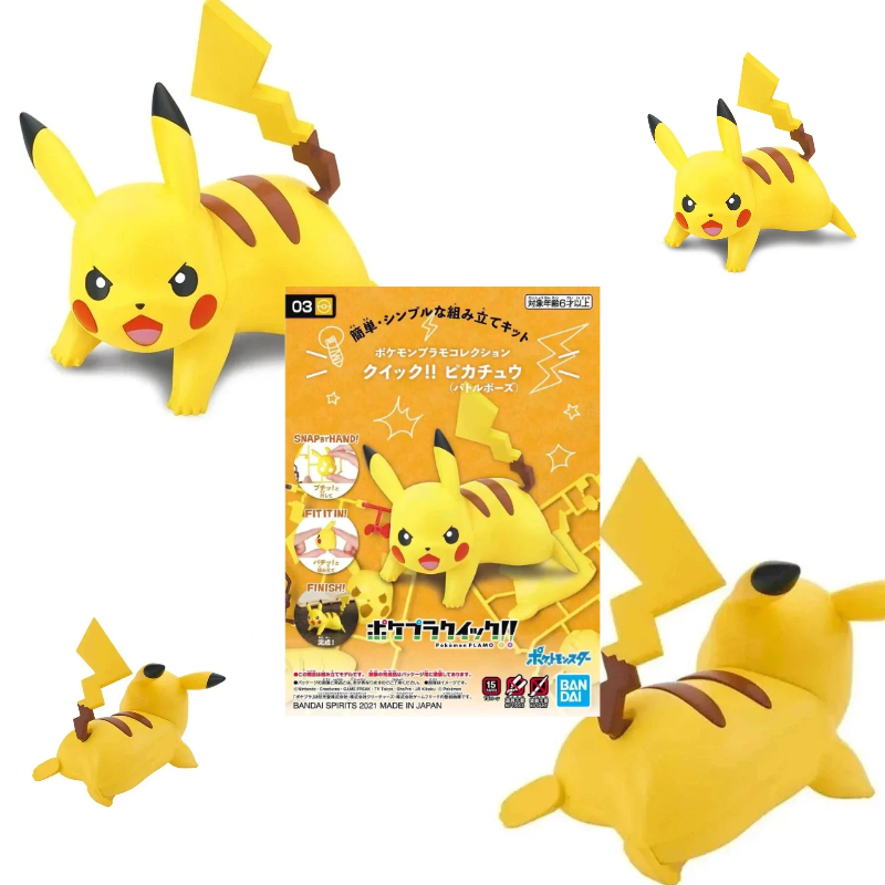Kit Figur Pokemon Bandai Seri  - Model Kit Quick Pikachu ulasan dan harga
