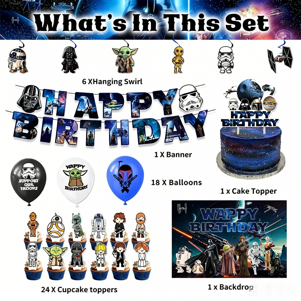 Perlengkapan Pesta Ulang Tahun - Model Kit Star Wars ulasan dan harga